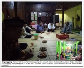 Buka Bersama Pemerintah Kalurahan Giripanggung dan Jamaah Masjid Nurlahadi Banjar